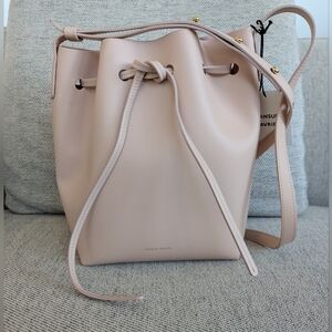 MANSUR GAVRIEL Mini Bucket Bag in Blush Pink